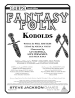 GURPS Fantasy Folk: Kobolds Cover